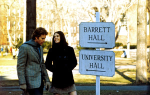 Ryan O'Neal e Ali MacGraw in una scena di Love Story