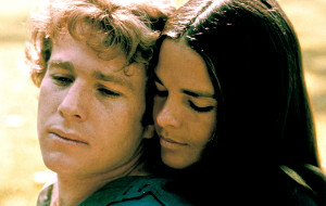 Ryan O'Neal e Ali MacGraw in Love Story