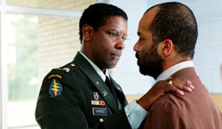 Denzel Washington e Jeffrey Wright in The Manchurian Candidate