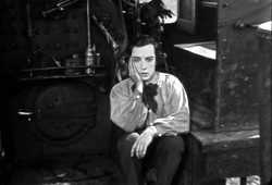Buster Keaton in Come vinsi la guerra