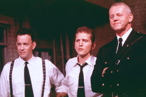 Tom Hanks, Barry Pepper e David Morse in Il Miglio Verde