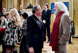 Geoffrey Rush e Donald Sutherland in una scena di La migliore offerta