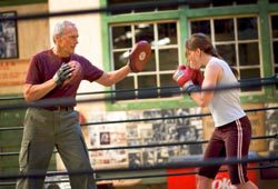 Clint Eastwood e Hilary Swank