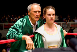 Clint Eastwood e Hilary Swank