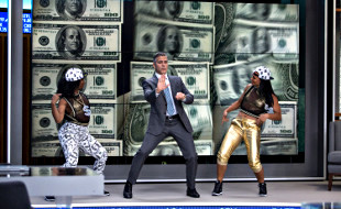 George Clooney in una scena di Money Monster
