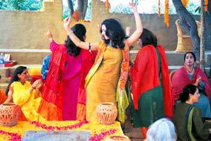 Una scena di Monsoon Wedding