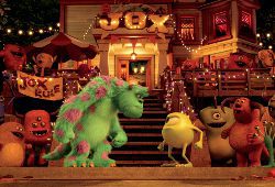 Una scena di Monsters University