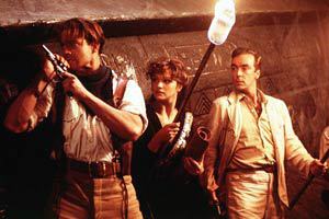 Brendan Fraser, Rachel Weisz e John Hannah in La mummia