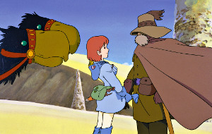 Nausicaä e Yupa in Nausicaä della Valle del Vento