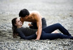 Kristen Stewart e Taylor Lautner in New Moon