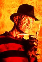 Robert Englund in un'immagine pubblicitaria di Nightmare