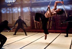 Rain in una scena di Ninja Assassin