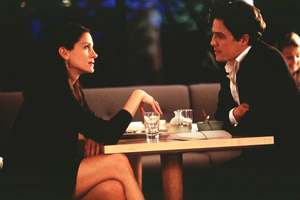 Julia Roberts e Hugh Grant in Notting Hill