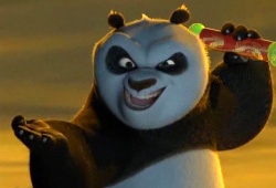 Una scena di Kung Fu Panda