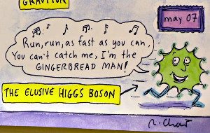 Il bosone di Higgs raffigurato in una scena di La particella di Dio