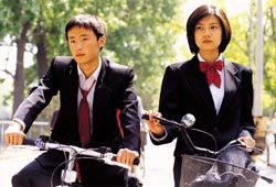 Cui Lin e Li Bing in Le biciclette di Pechino