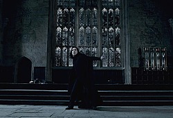 Alan Rickman in una scena di Harry Potter e i Doni della Morte - Parte II
