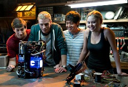  Sam Lerner, Jonny Weston, Allen Evangelista e Virginia Gardner in Project Almanac