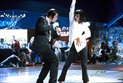 John Travolta e Uma Thurman in Pulp Fiction