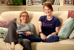 Annette Bening e Julianne Moore in I ragazzi stanno bene