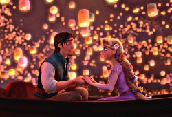 Flynn Rider insieme a Rapunzel