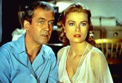 James Stewart e Grace Kelly in La finestra sul cortile