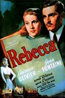 La locandina statunitense di Rebecca, la prima moglie