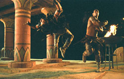 Dwayne "The Rock" Johnson in una scena di Il Re Scorpione