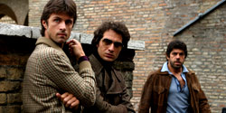Kim Rossi Stuart, Claudio Santamaria e Pierfrancesco Favino in Romanzo criminale