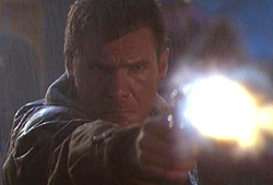 Harrison Ford in Blade Runner