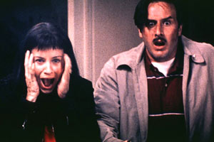 Courtney Cox e David Arquette in Scream 3
