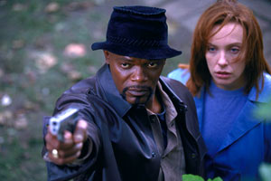 Samuel L. Jackson e Toni Collette in Shaft