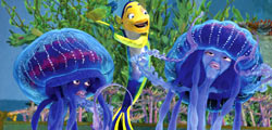 Oscar con Ernie e Bernie in Shark Tale