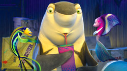 Oscar, Lennie ed Angie in Shark Tale