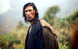 Adam Driver in una scena di Silence