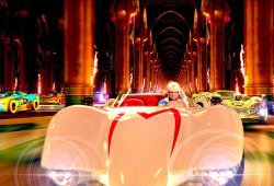 Una scena di Speed Racer