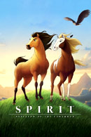 La locandina statunitense di Spirit - Cavallo selvaggio