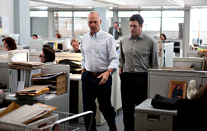 Michael Keaton e Mark Ruffalo in Il caso Spotlight