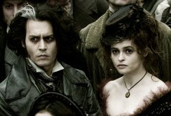 Johnny Depp e Helena Bonham Carter in Sweeney Todd