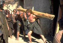 Willem Dafoe in un momento di L'ultima tentazione di Cristo