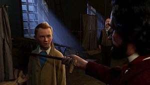 Jamie Bell e Daniel Craig in Le avventure di Tintin - Il segreto dell'Unicorno