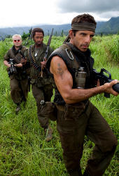 Jack Black, Robert Downey Jr e Ben Stiller in Tropic Thunder