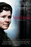 La locandina inglese di Il segreto di Vera Drake