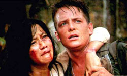 Thuy Thu Le e Michael J. Fox in Vittime di guerra