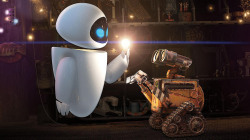 Eve e Wall-E in una scena