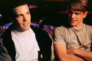 Ben Affleck e Matt Damon in Will Hunting - Genio ribelle