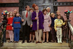 Una scena di Willy Wonka e la fabbrica di cioccolato