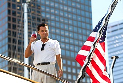 Leonardo DiCaprio in The Wolf of Wall Street