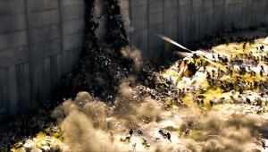 Una scena di World War Z