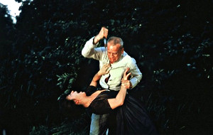 Eva Mattes e Klaus Kinski in una scena di Woyzeck
